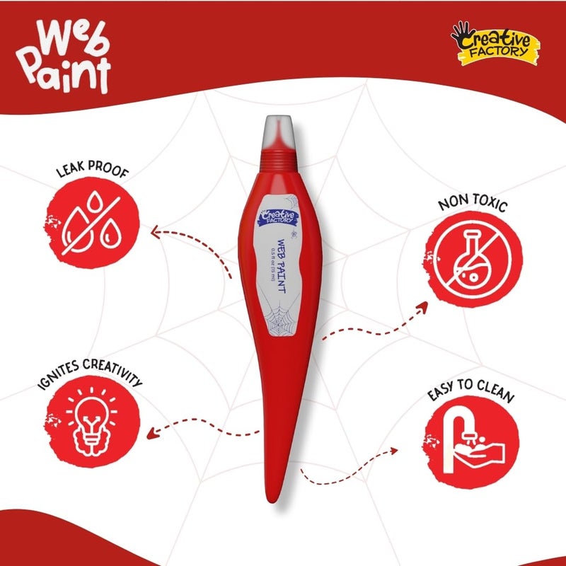Creative Factory Web Paint Art Set - Mess Free Non-Toxic Painting Kit for Kids Age 4+ - Image 4